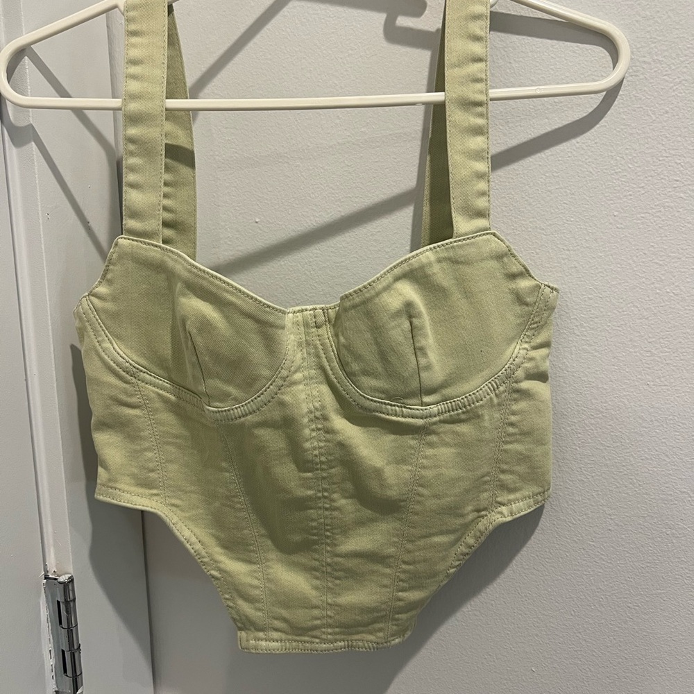 zara bustier style top